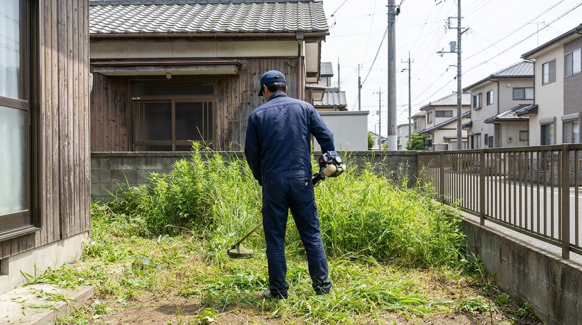 季節ごとの空き家管理作業のイメージ